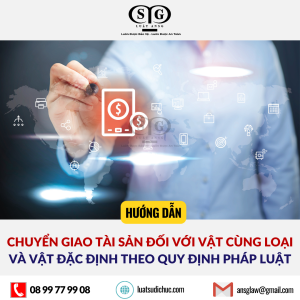 chuyển giao tài sản đối với vật cùng loại và vật đặc định THEO QUY ĐỊNH PHÁP LUẬT